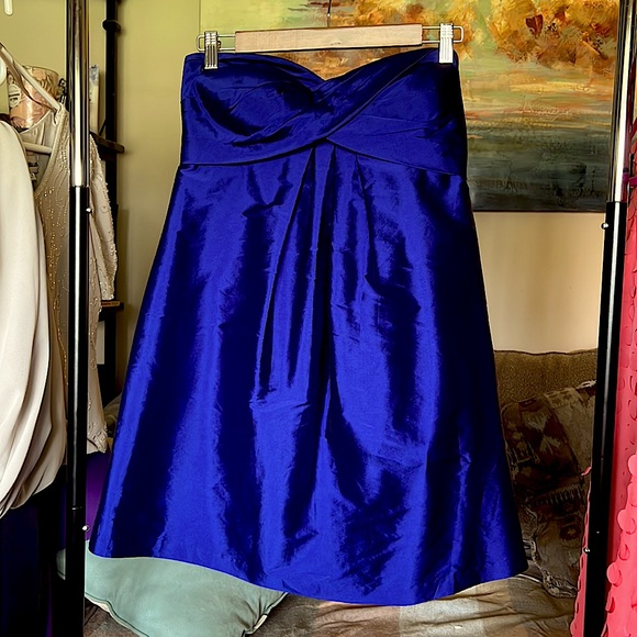Cache Mini Prom Dress - Navy/Purple - Picture 1 of 5